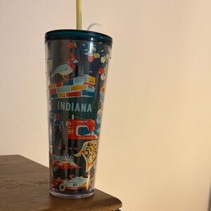 Starbucks 2024 Indiana Themed Tumbler with Straw
